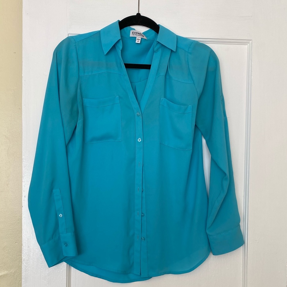 Express portofino button down blouse